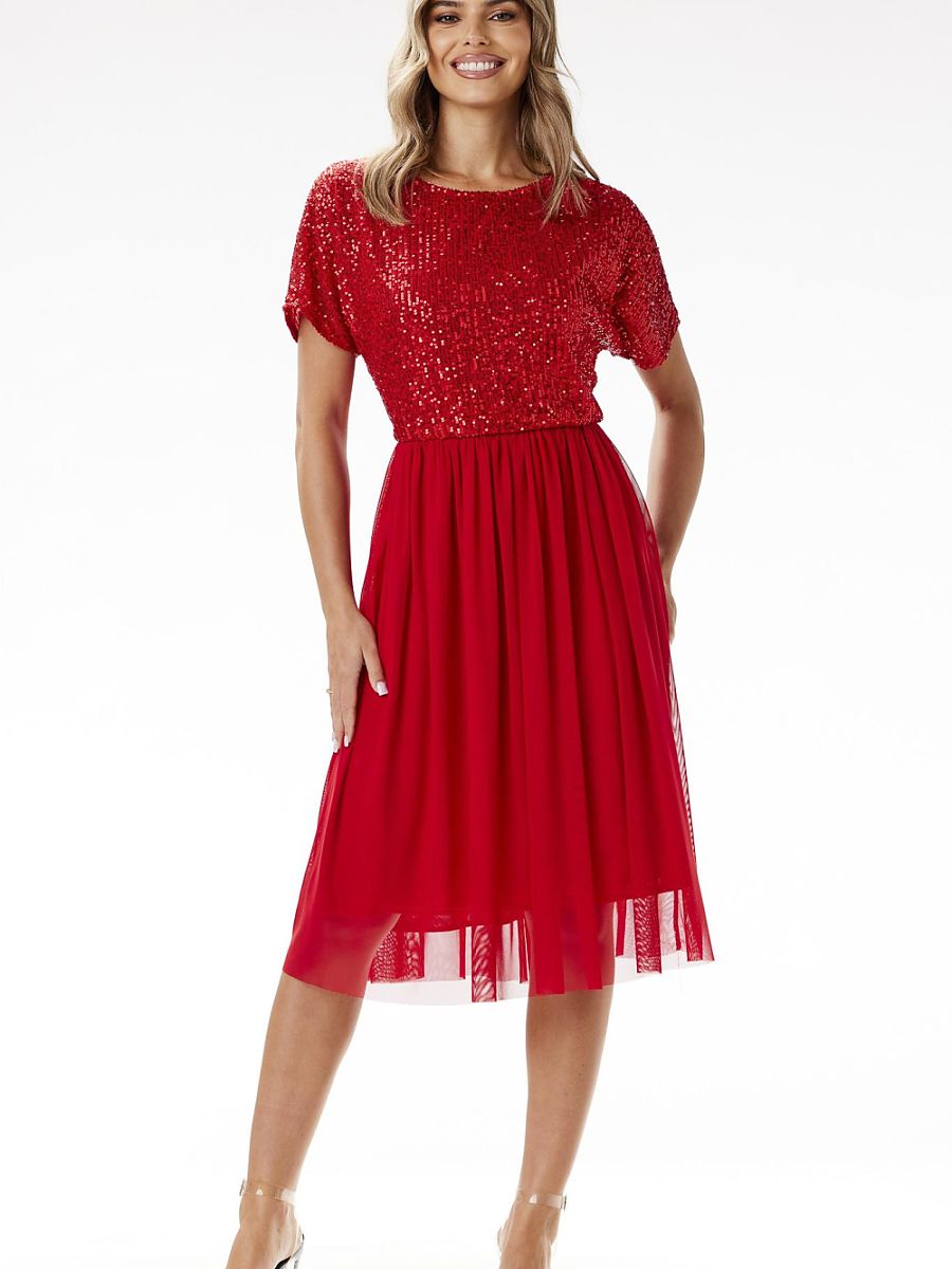  Evening dress model 204286 awama 