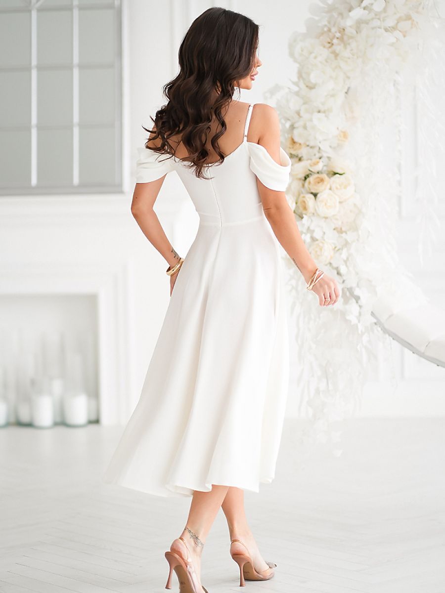  Evening dress model 210729 Bicotone 