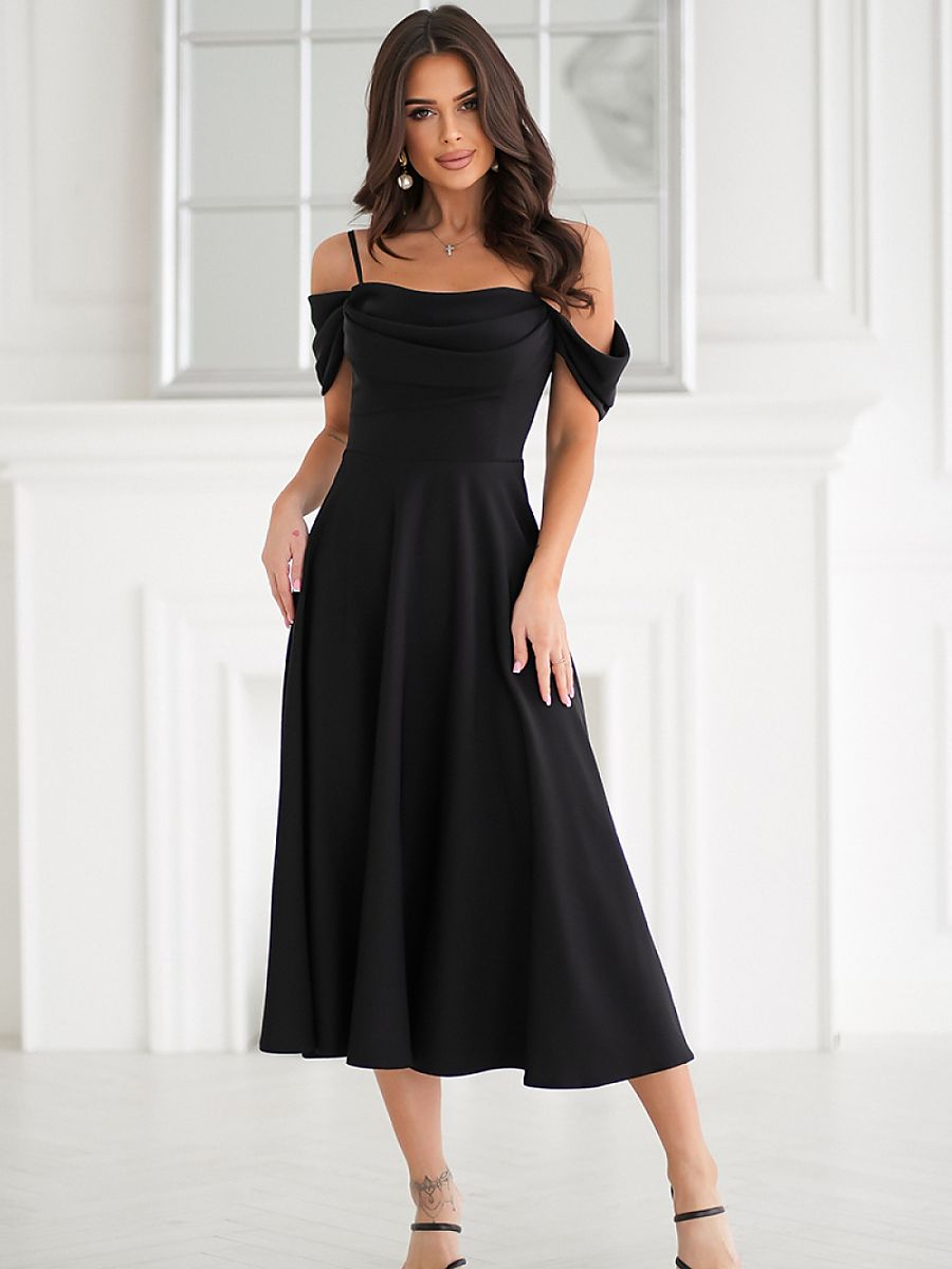  Evening dress model 210735 Bicotone 