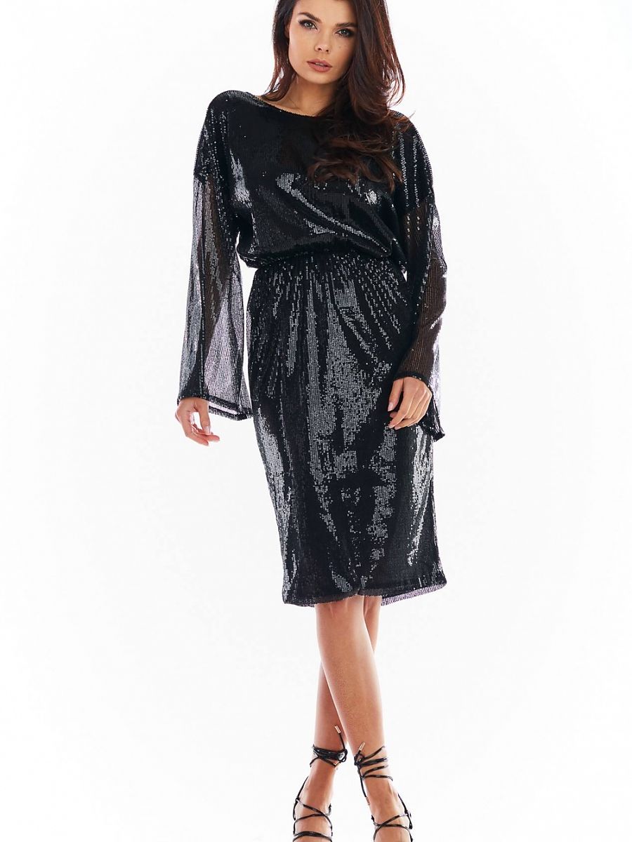  Evening dress model 150755 awama 
