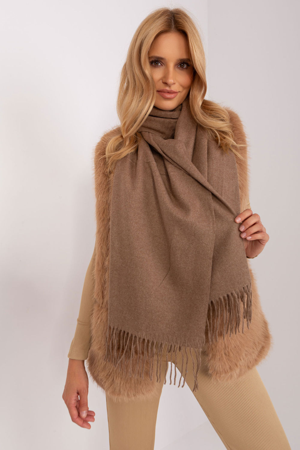Adult Product 18+ - Shawl model 187604 Wool Fashion Italia - Wool Fashion Italia - Wraps, Scarves, Shawls for Women - KS Store