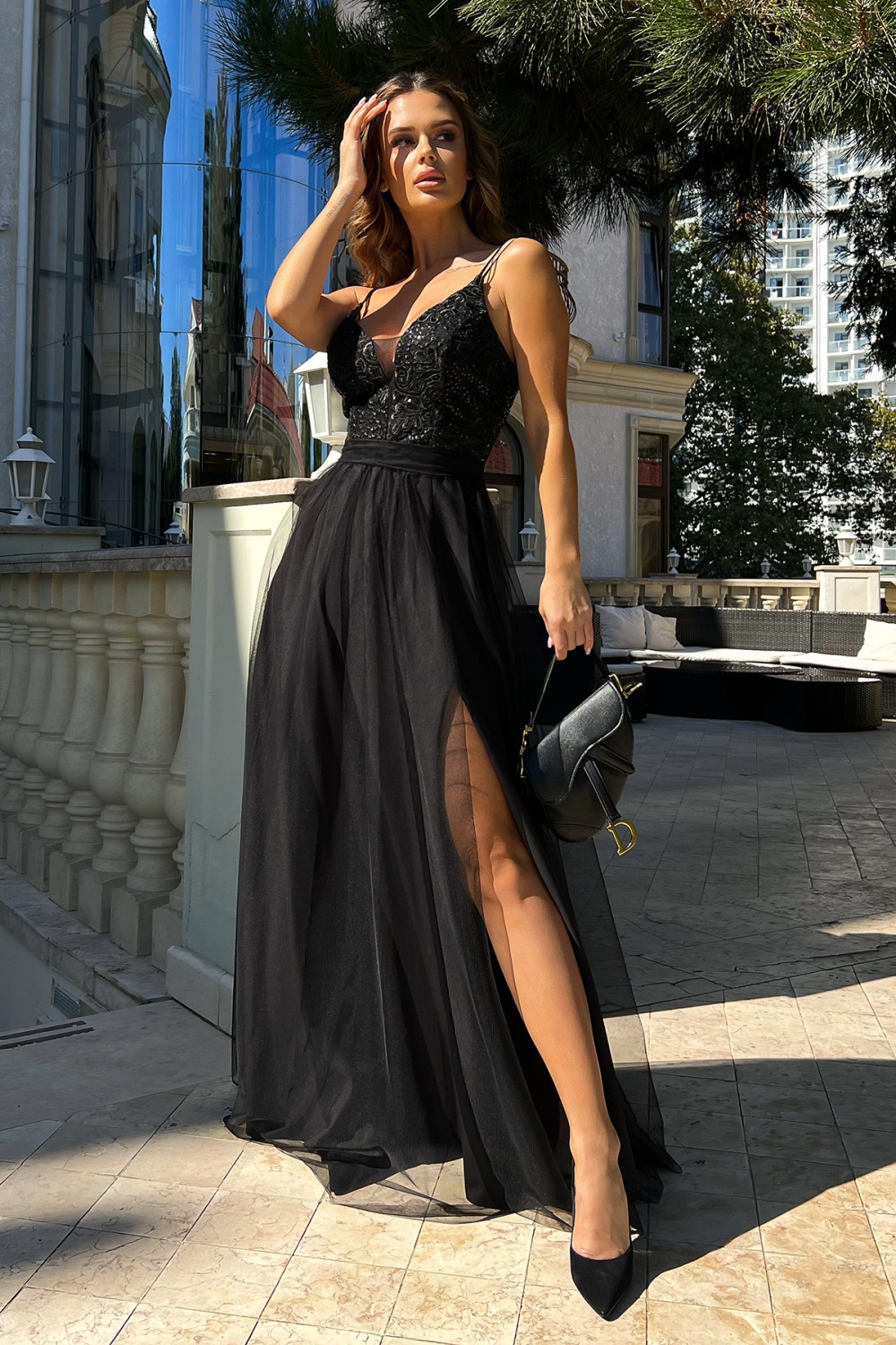 Adult Product 18+ - Long dress model 188220 Bicotone - Bicotone - Evening Dresses - KS Store