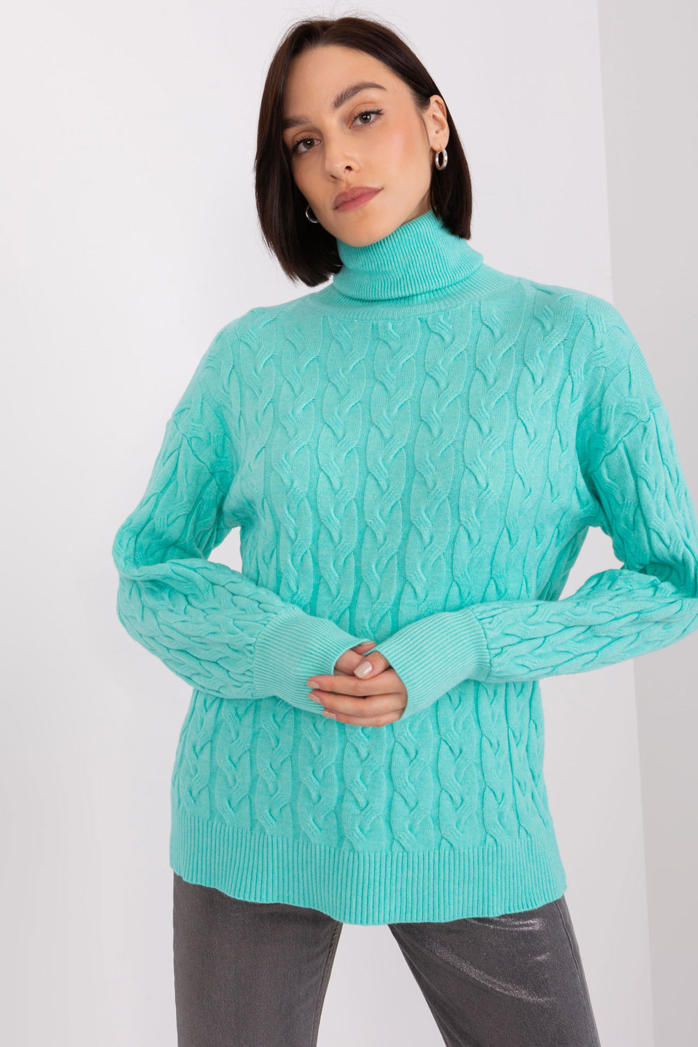 Adult Product 18+ - Turtleneck model 188296 AT - AT - Sweaters, Pullovers, Jumpers, Turtlenecks, Boleros, Shrugs - KS Store