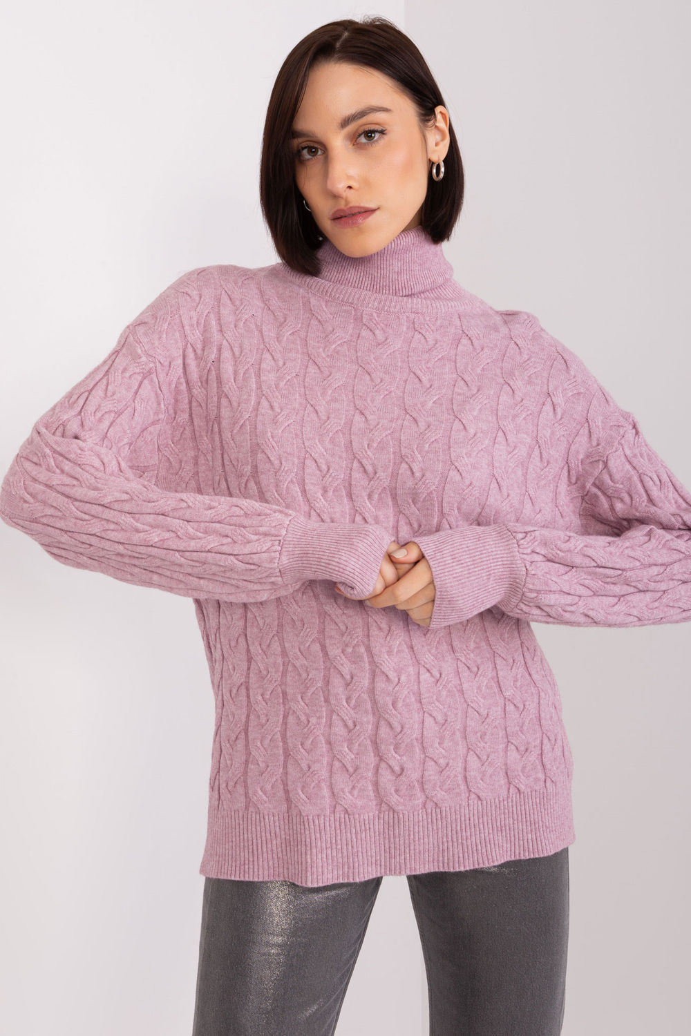 Adult Product 18+ - Turtleneck model 188298 AT - AT - Sweaters, Pullovers, Jumpers, Turtlenecks, Boleros, Shrugs - KS Store