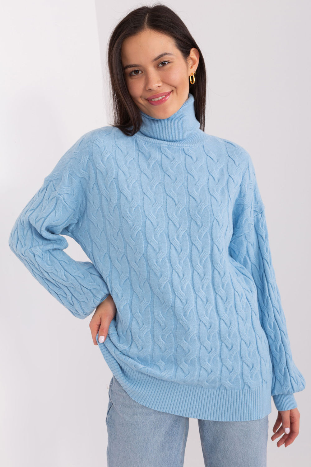 Adult Product 18+ - Turtleneck model 188300 AT - AT - Sweaters, Pullovers, Jumpers, Turtlenecks, Boleros, Shrugs - KS Store