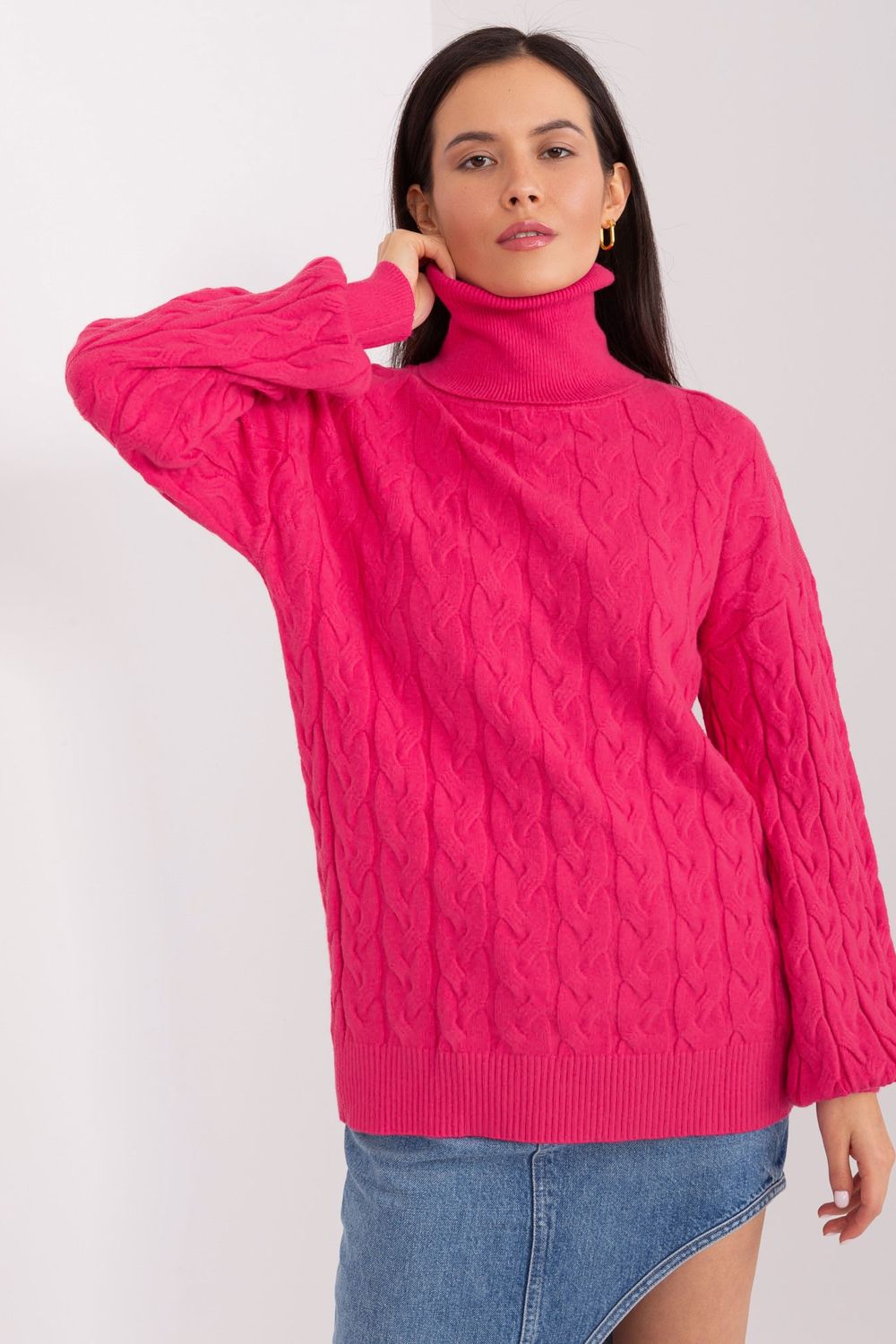 Adult Product 18+ - Turtleneck model 188304 AT - AT - Sweaters, Pullovers, Jumpers, Turtlenecks, Boleros, Shrugs - KS Store