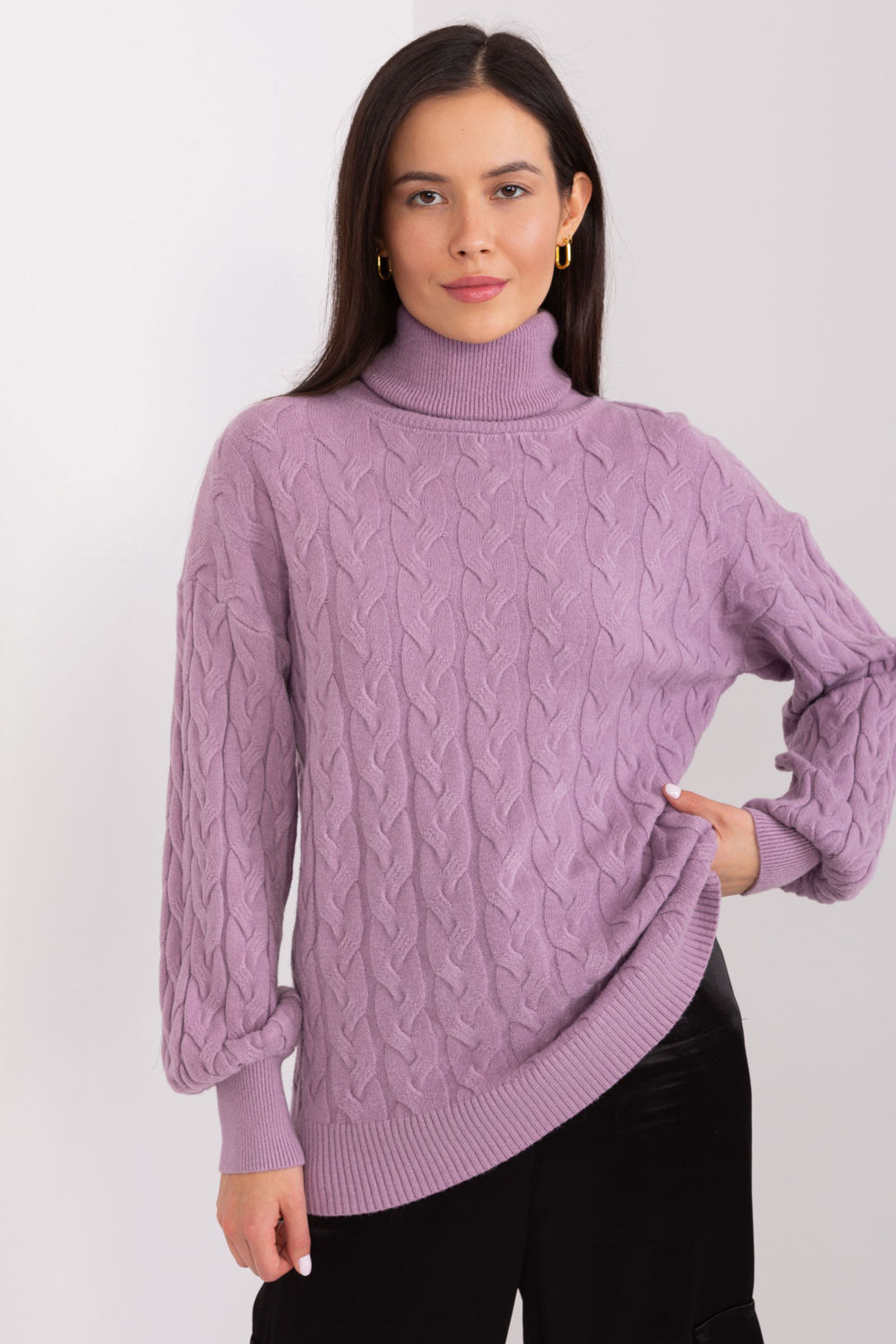 Adult Product 18+ - Turtleneck model 188305 AT - AT - Sweaters, Pullovers, Jumpers, Turtlenecks, Boleros, Shrugs - KS Store
