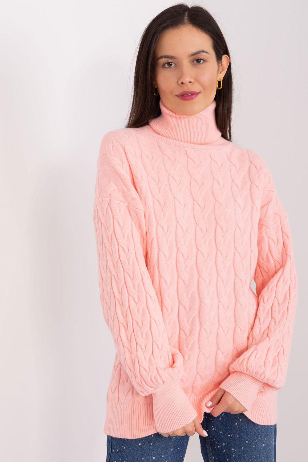 Adult Product 18+ - Turtleneck model 188306 AT - AT - Sweaters, Pullovers, Jumpers, Turtlenecks, Boleros, Shrugs - KS Store