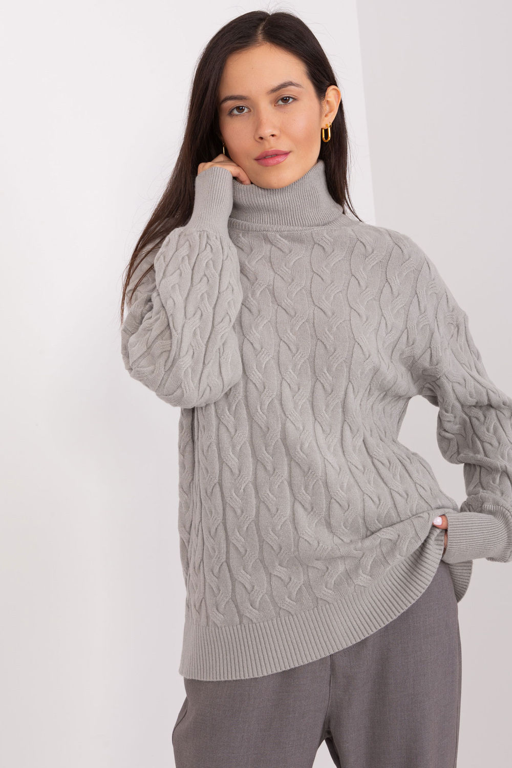 Adult Product 18+ - Turtleneck model 188307 AT - AT - Sweaters, Pullovers, Jumpers, Turtlenecks, Boleros, Shrugs - KS Store