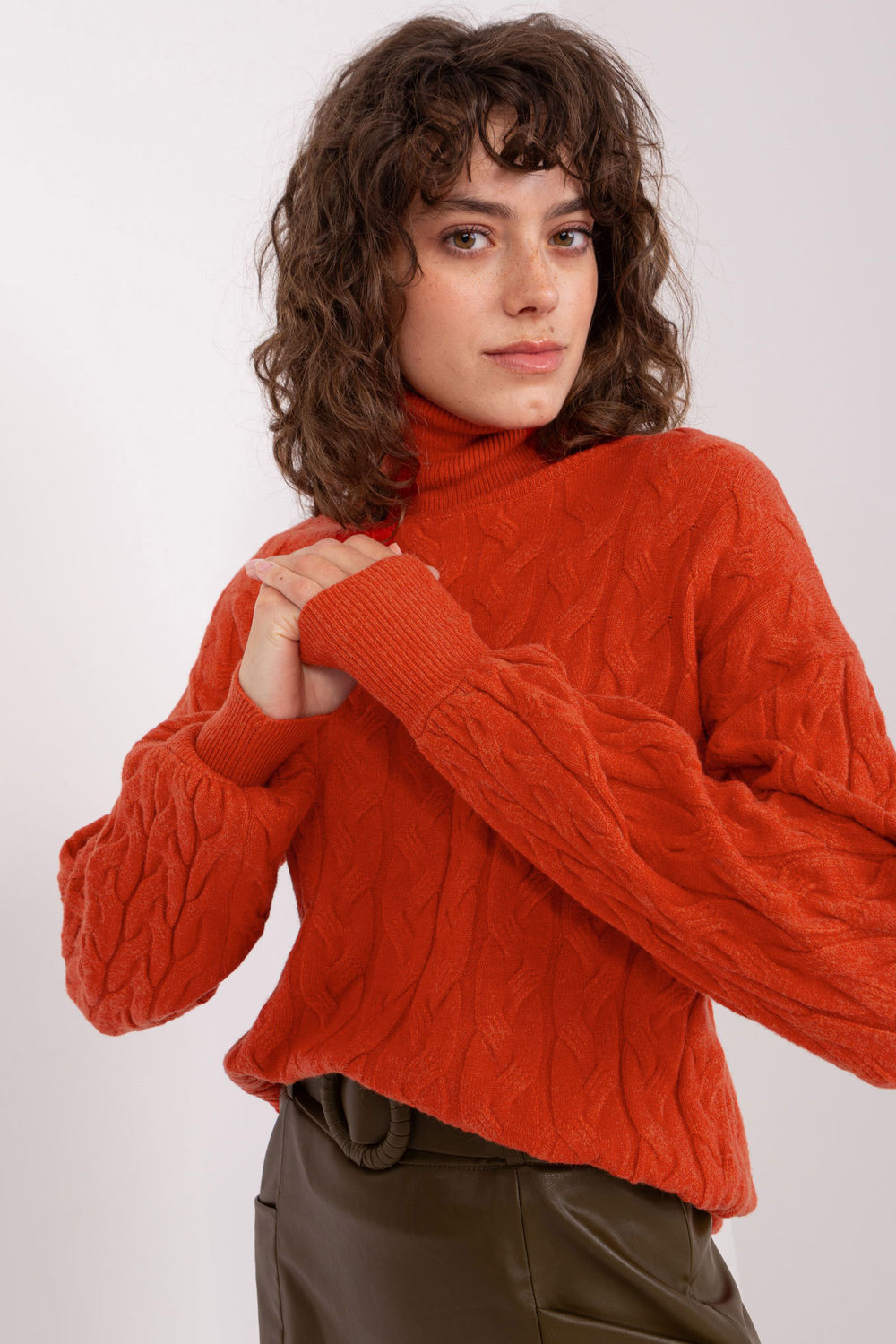 Adult Product 18+ - Turtleneck model 188309 AT - AT - Sweaters, Pullovers, Jumpers, Turtlenecks, Boleros, Shrugs - KS Store