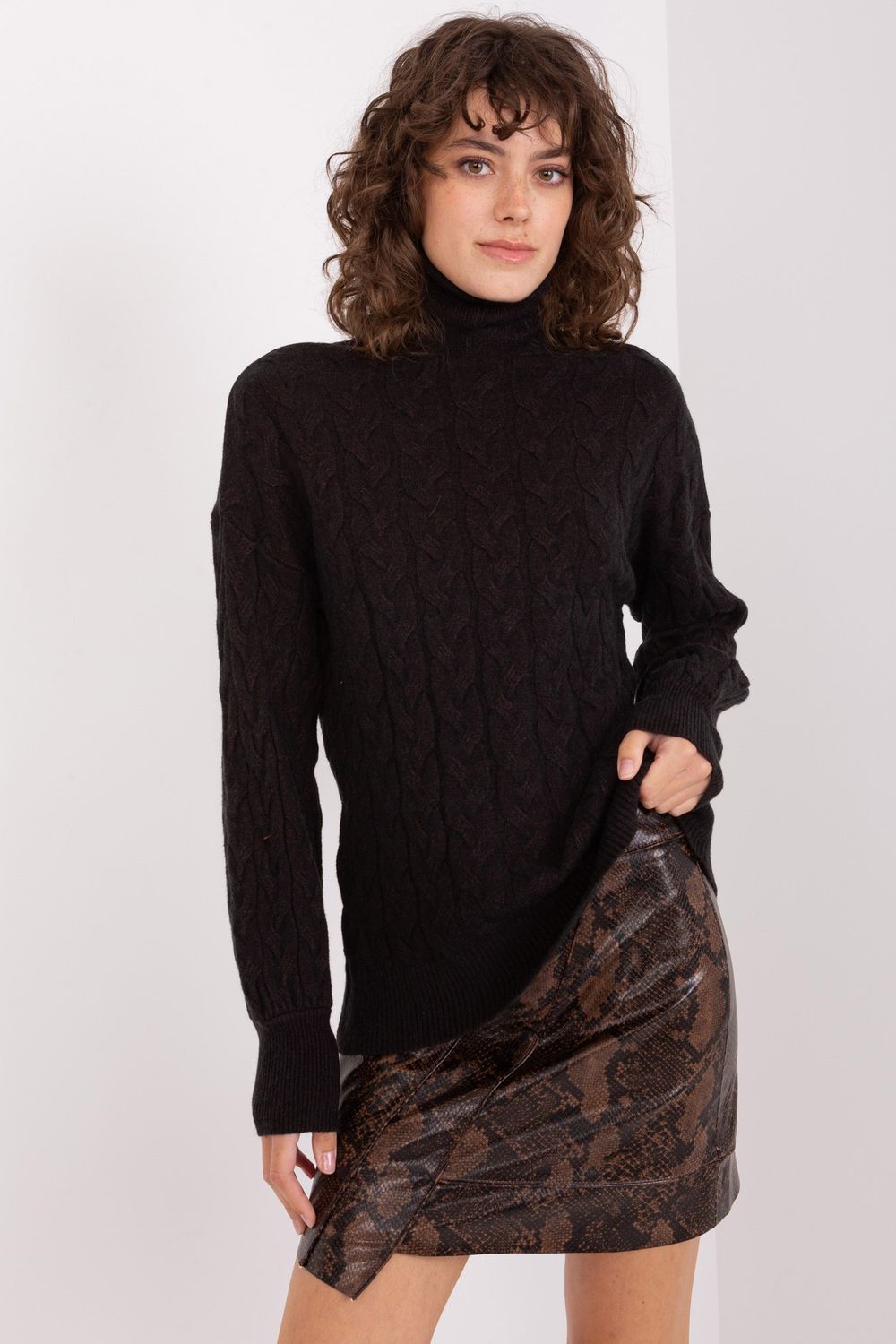 Adult Product 18+ - Turtleneck model 188312 AT - AT - Sweaters, Pullovers, Jumpers, Turtlenecks, Boleros, Shrugs - KS Store