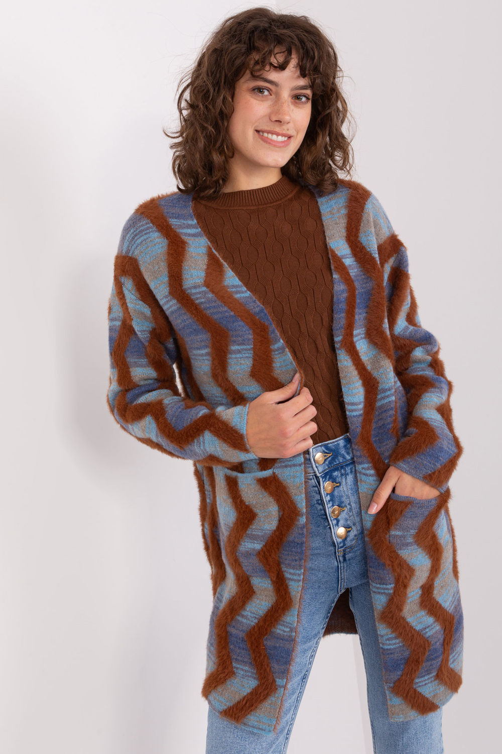 Adult Product 18+ - Cardigan model 188853 AT - AT - Cardigans for Women, Ponchos - KS Store