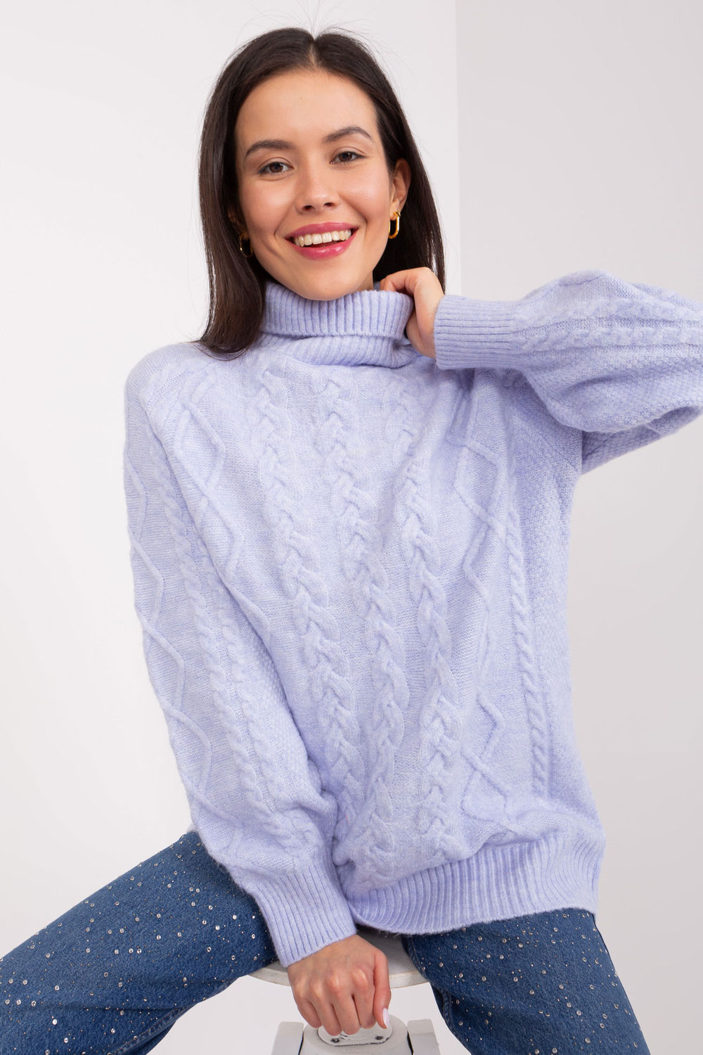 Adult Product 18+ - Turtleneck model 189224 AT - AT - Sweaters, Pullovers, Jumpers, Turtlenecks, Boleros, Shrugs - KS Store
