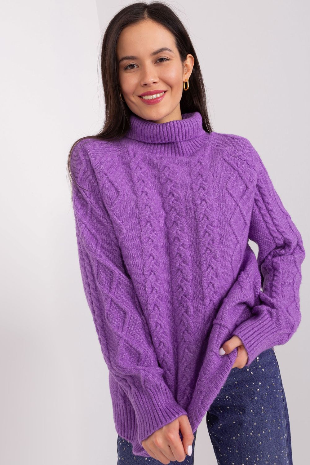 Adult Product 18+ - Turtleneck model 189225 AT - AT - Sweaters, Pullovers, Jumpers, Turtlenecks, Boleros, Shrugs - KS Store