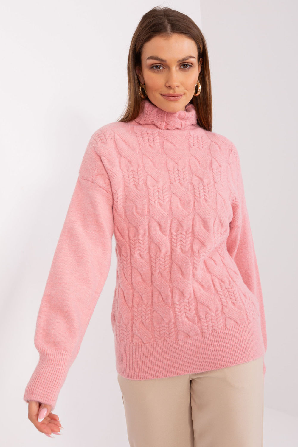 Adult Product 18+ - Turtleneck model 189889 AT - AT - Sweaters, Pullovers, Jumpers, Turtlenecks, Boleros, Shrugs - KS Store