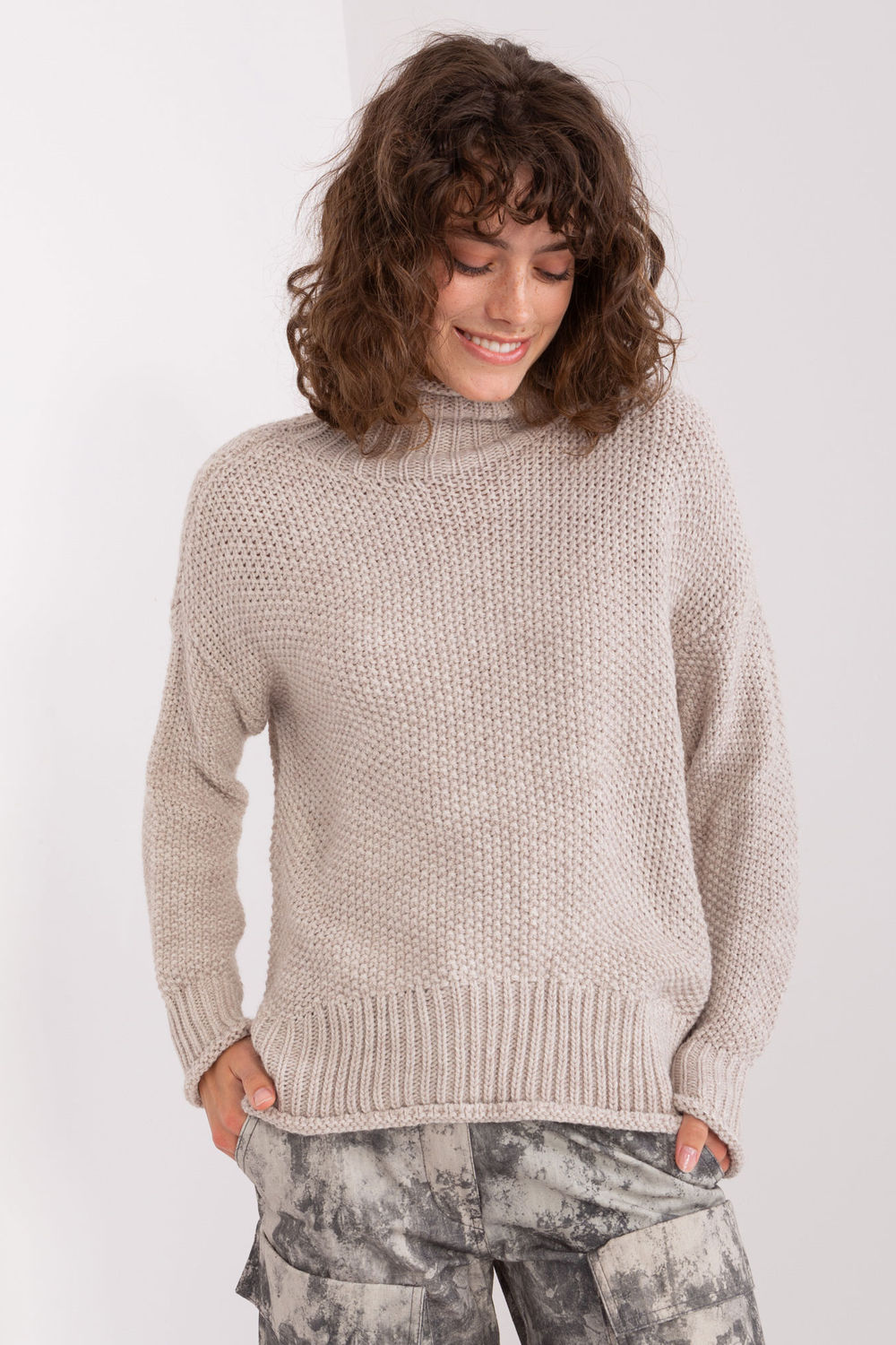 Adult Product 18+ - Turtleneck model 191420 Badu - Badu - Sweaters, Pullovers, Jumpers, Turtlenecks, Boleros, Shrugs - KS Store