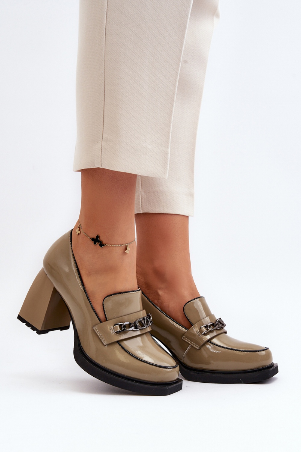 Adult Product 18+ - Block heel pumps model 193347 Step in style - Step in style - High Heel Pumps - KS Store