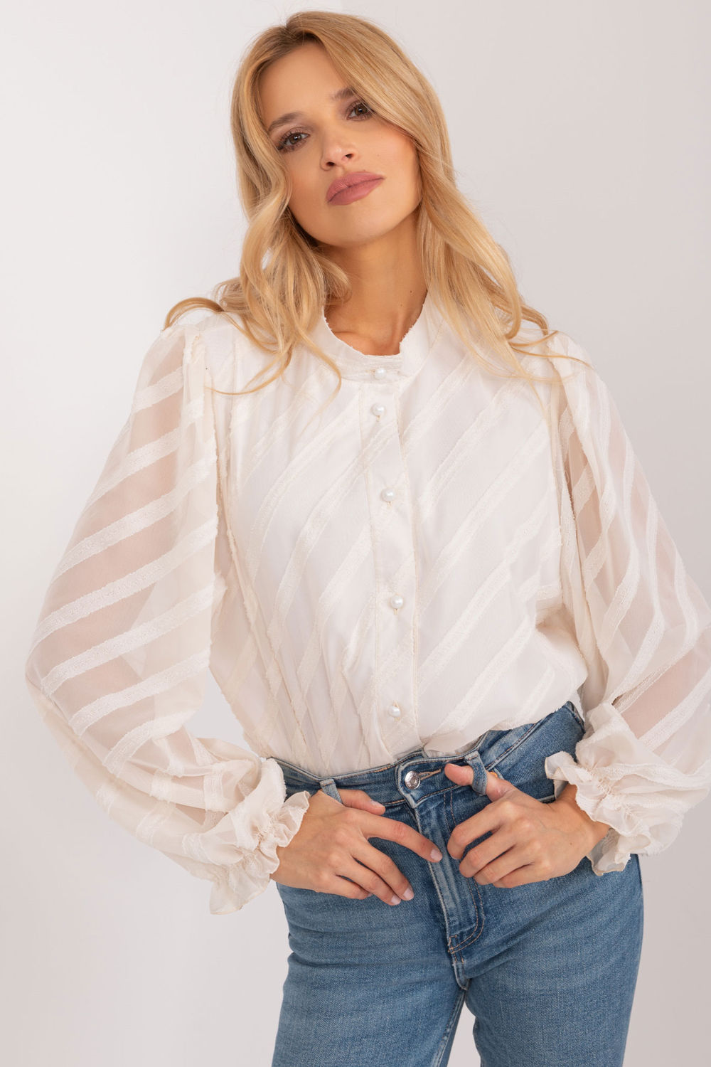 Adult Product 18+ - Long sleeve shirt model 194416 Lakerta - Lakerta - Shirts for Women - KS Store