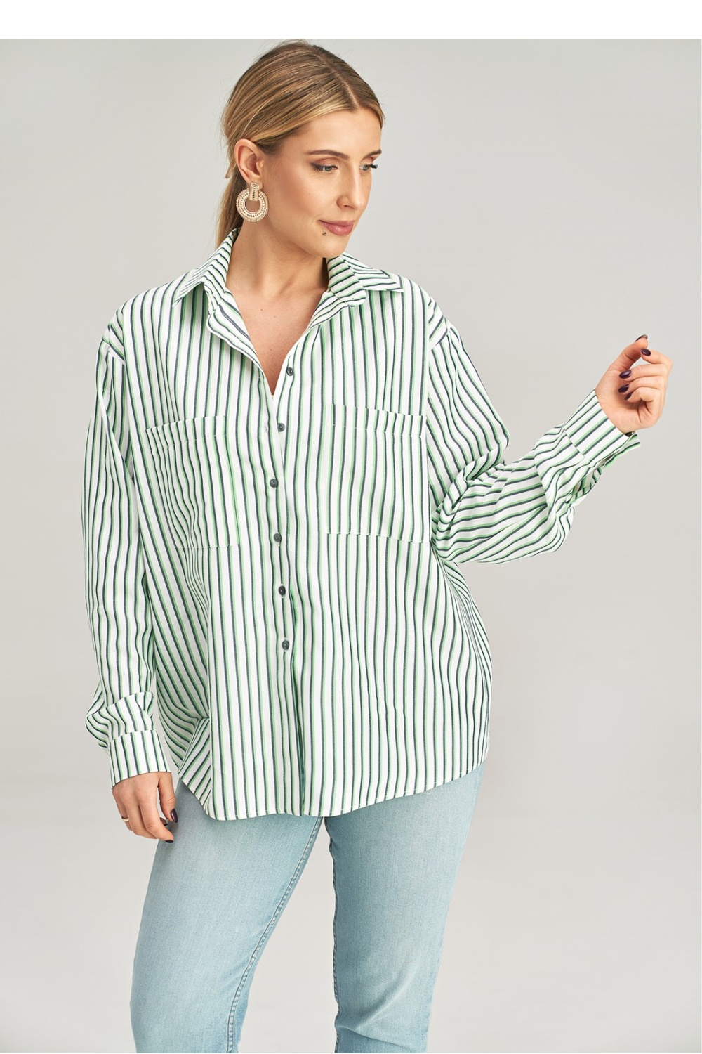 Adult Product 18+ - Long sleeve shirt model 198490 Figl - Figl - Shirts for Women - KS Store