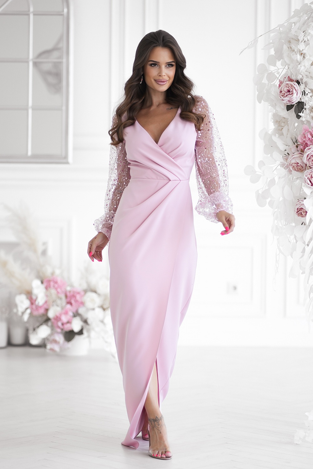 Adult Product 18+ - Long dress model 198905 Bicotone - Bicotone - Evening Dresses - KS Store