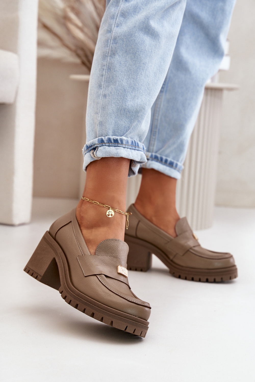 Adult Product 18+ - Heeled low shoes model 199314 Step in style - Step in style - Women`s Ankle Boots & Booties - KS Store
