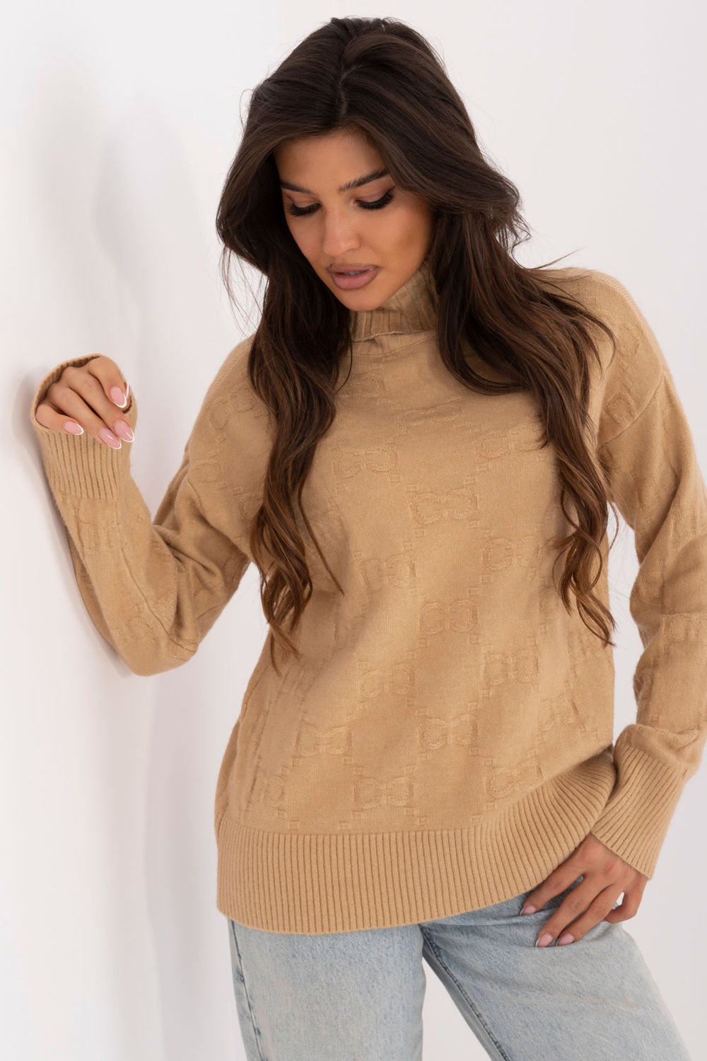 Adult Product 18+ - Turtleneck model 199436 AT - AT - Sweaters, Pullovers, Jumpers, Turtlenecks, Boleros, Shrugs - KS Store