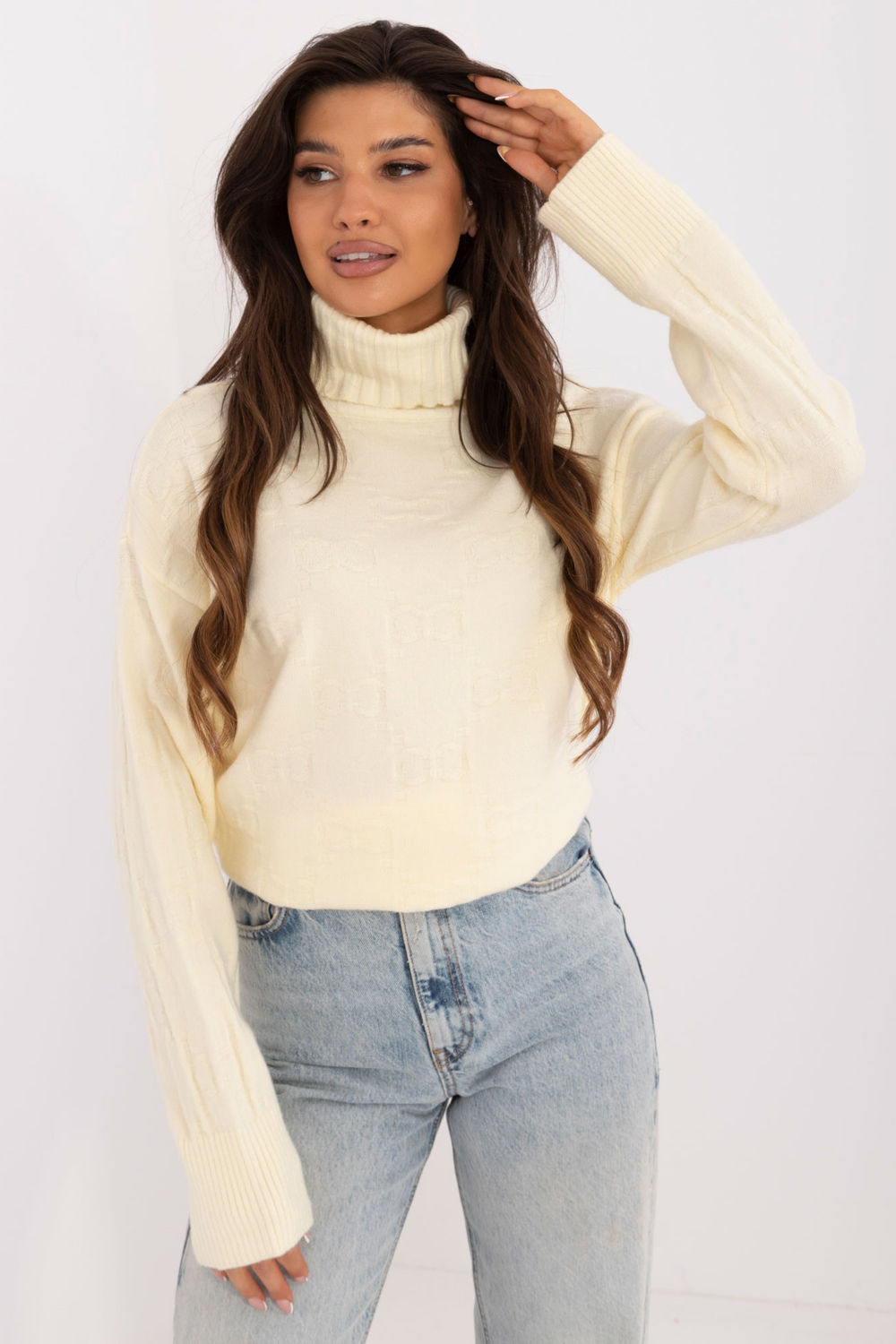 Adult Product 18+ - Turtleneck model 199437 AT - AT - Sweaters, Pullovers, Jumpers, Turtlenecks, Boleros, Shrugs - KS Store