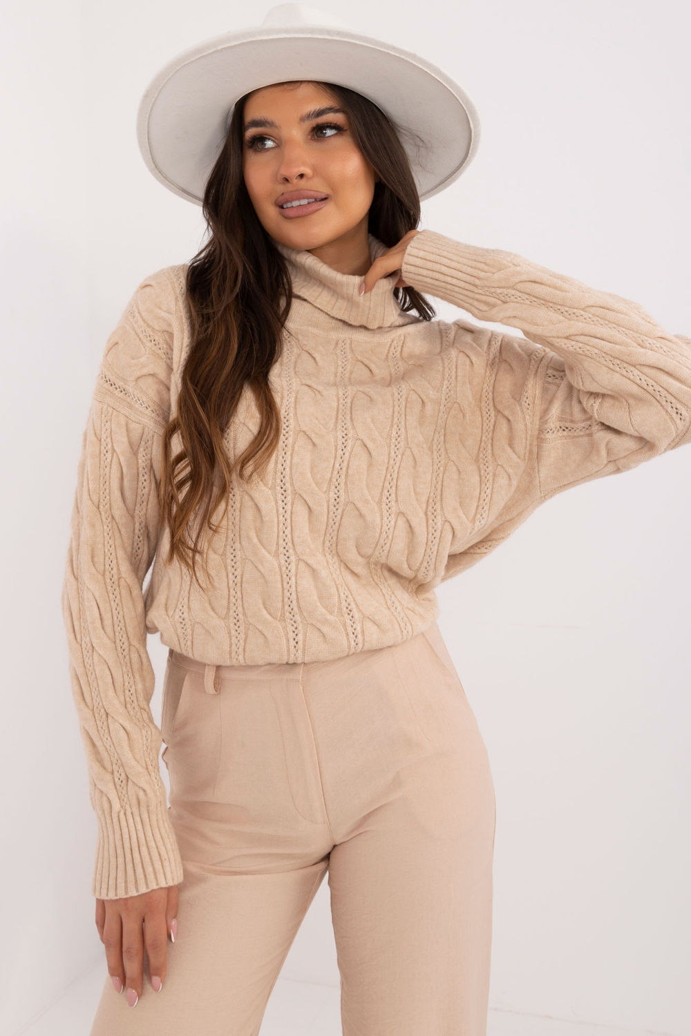 Adult Product 18+ - Turtleneck model 199440 AT - AT - Sweaters, Pullovers, Jumpers, Turtlenecks, Boleros, Shrugs - KS Store