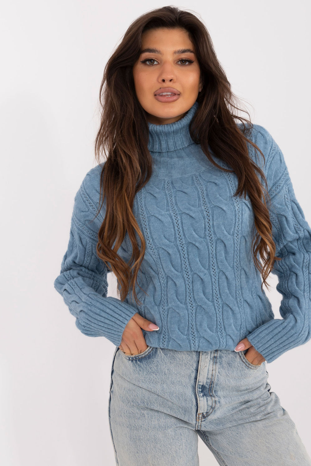 Adult Product 18+ - Turtleneck model 199443 AT - AT - Sweaters, Pullovers, Jumpers, Turtlenecks, Boleros, Shrugs - KS Store