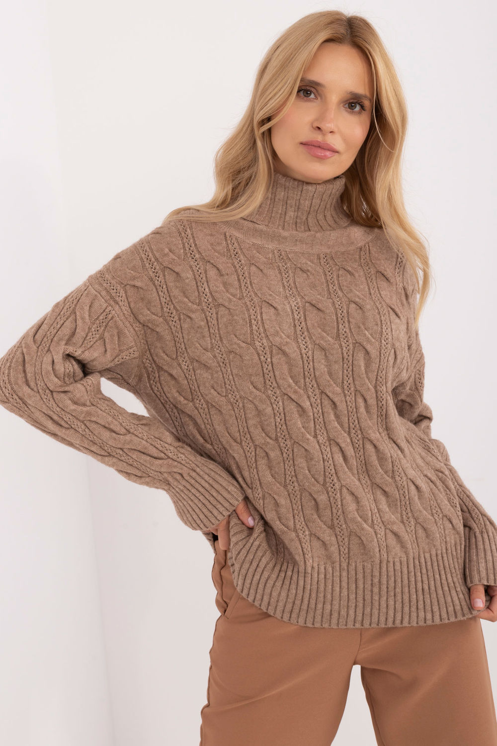 Adult Product 18+ - Turtleneck model 199522 AT - AT - Sweaters, Pullovers, Jumpers, Turtlenecks, Boleros, Shrugs - KS Store