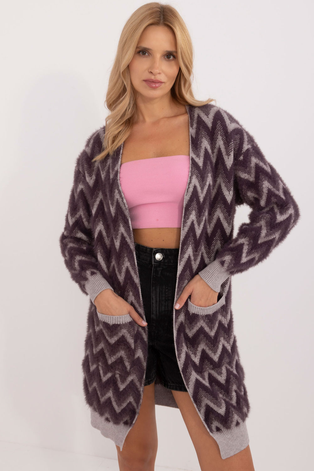 Adult Product 18+ - Cardigan model 199549 AT - AT - Cardigans for Women, Ponchos - KS Store