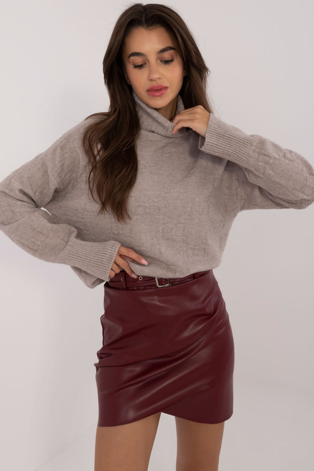 Adult Product 18+ - Turtleneck model 199635 AT - AT - Sweaters, Pullovers, Jumpers, Turtlenecks, Boleros, Shrugs - KS Store