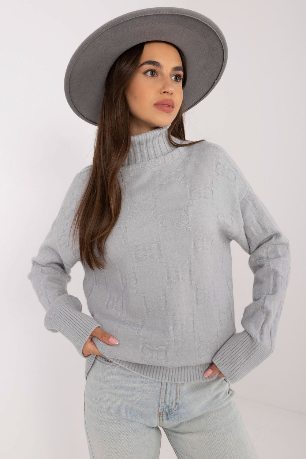 Adult Product 18+ - Turtleneck model 199636 AT - AT - Sweaters, Pullovers, Jumpers, Turtlenecks, Boleros, Shrugs - KS Store