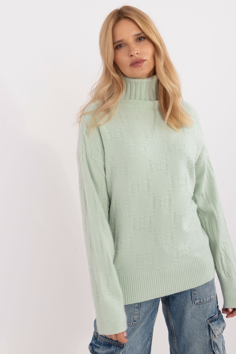Adult Product 18+ - Turtleneck model 199637 AT - AT - Sweaters, Pullovers, Jumpers, Turtlenecks, Boleros, Shrugs - KS Store