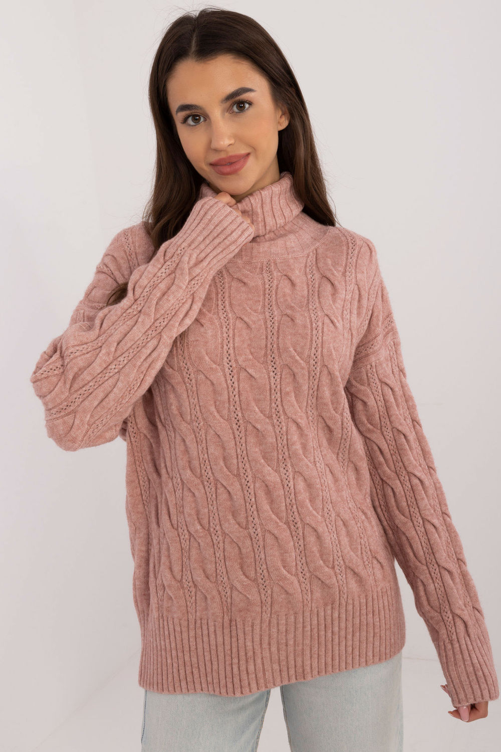 Adult Product 18+ - Turtleneck model 199643 AT - AT - Sweaters, Pullovers, Jumpers, Turtlenecks, Boleros, Shrugs - KS Store