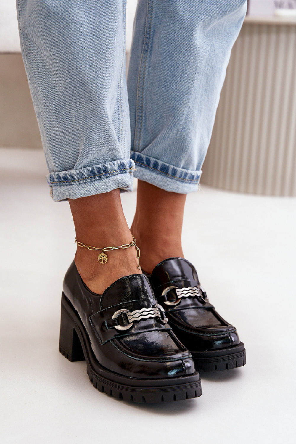 Adult Product 18+ - Heeled low shoes model 199810 Step in style - Step in style - Women`s Ankle Boots & Booties - KS Store