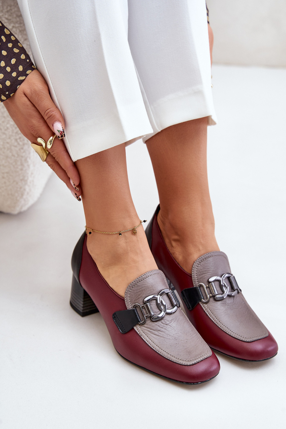 Adult Product 18+ - Block heel pumps model 201038 Step in style - Step in style - High Heel Pumps - KS Store