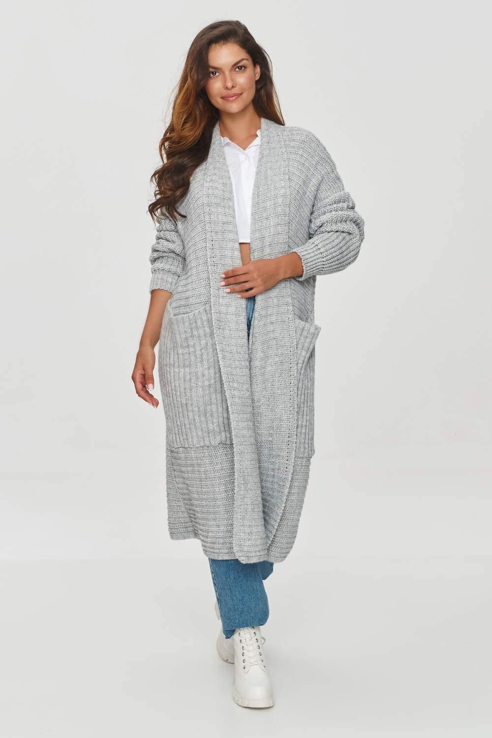 Adult Product 18+ - Cardigan model 201791 Makadamia - Makadamia - Cardigans for Women, Ponchos - KS Store