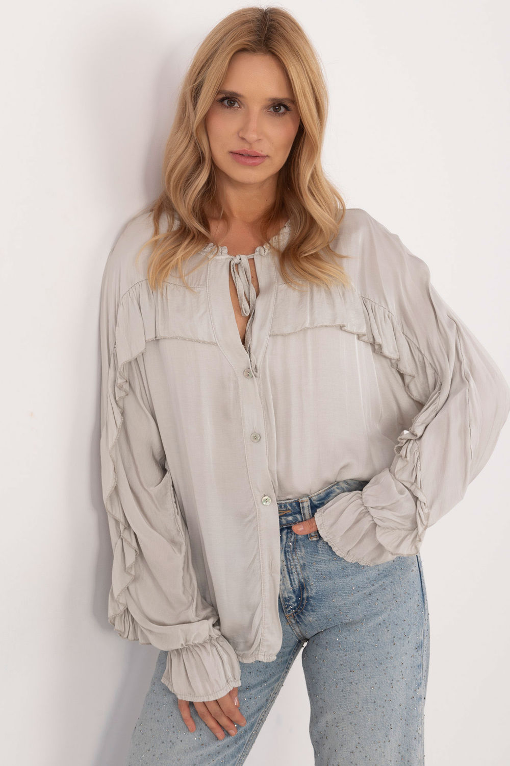 Adult Product 18+ - Long sleeve shirt model 202300 Och Bella - Och Bella - Shirts for Women - KS Store