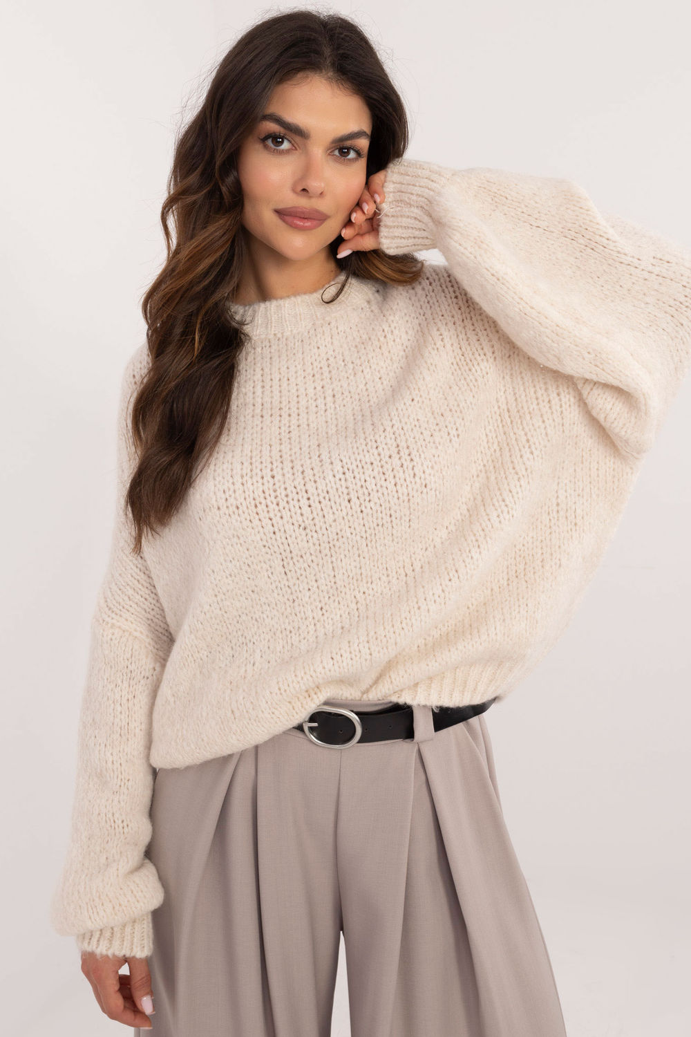 Adult Product 18+ - Jumper model 202307 Och Bella - Och Bella - Sweaters, Pullovers, Jumpers, Turtlenecks, Boleros, Shrugs - KS Store