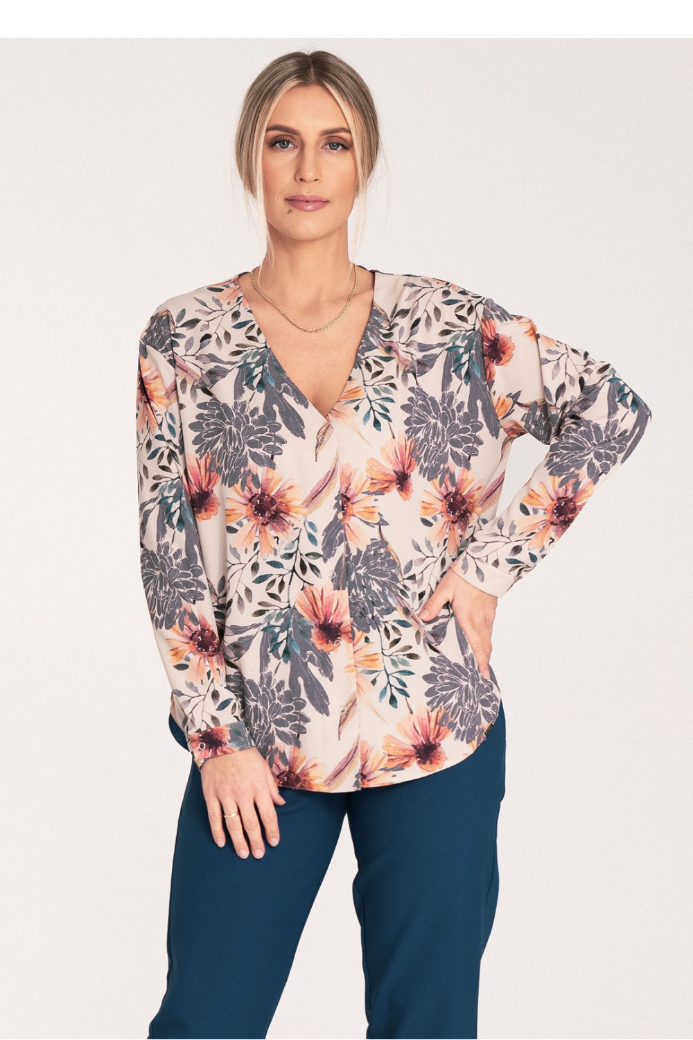 Adult Product 18+ - Long sleeve shirt model 204329 Figl - Figl - Shirts for Women - KS Store