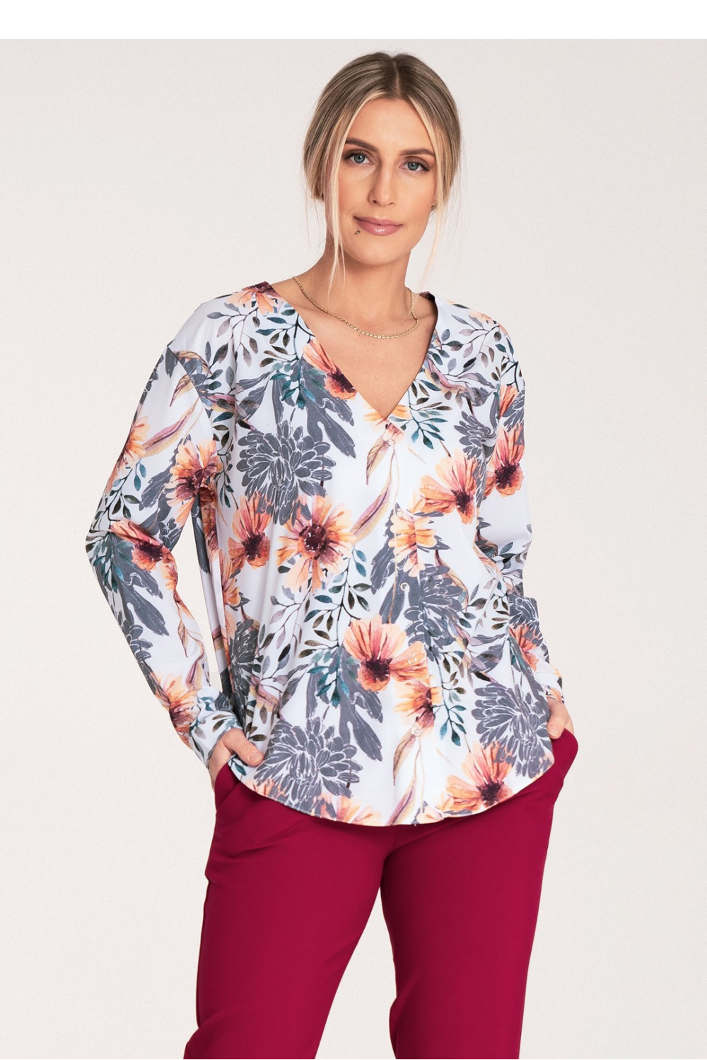 Adult Product 18+ - Long sleeve shirt model 204330 Figl - Figl - Shirts for Women - KS Store