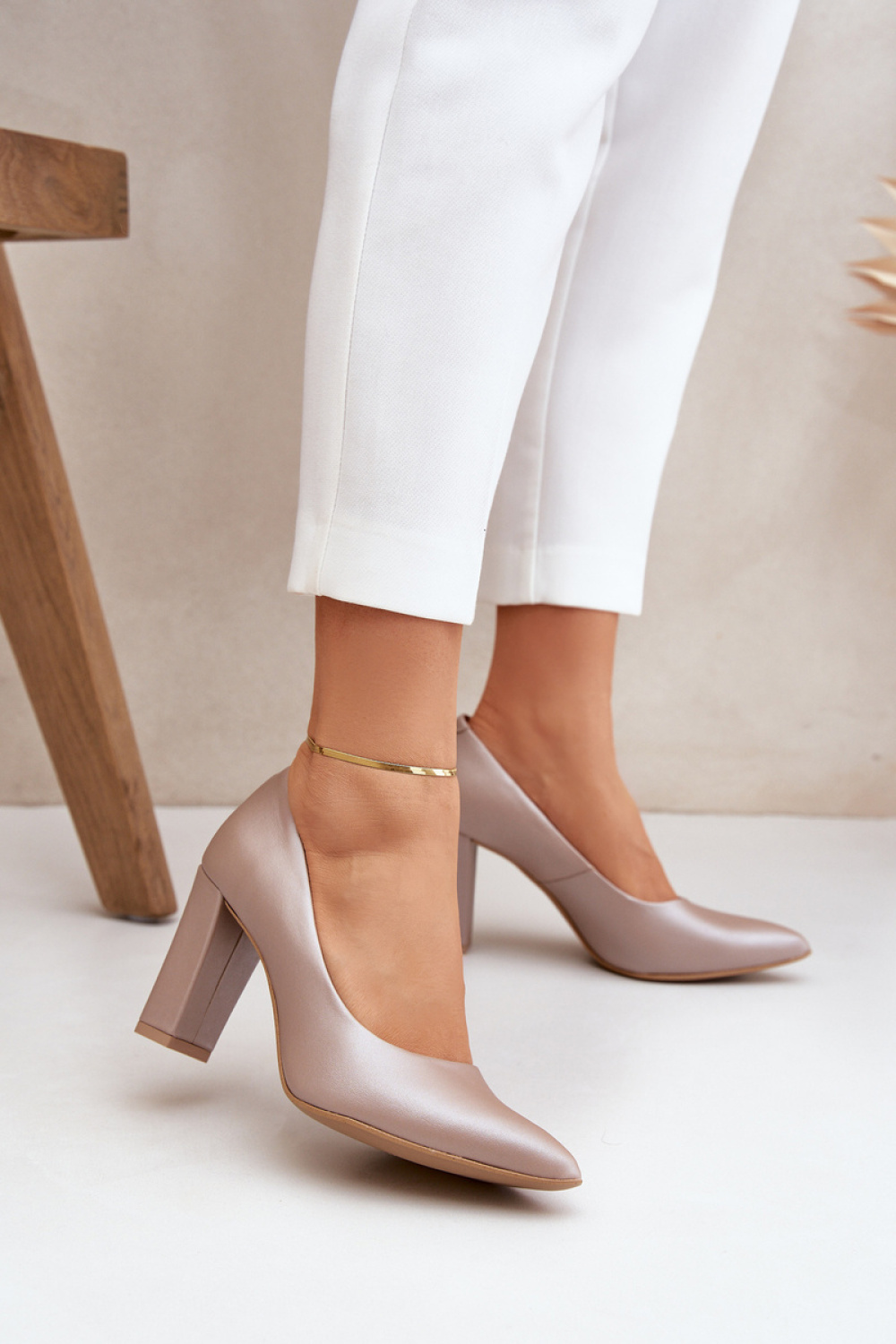 Adult Product 18+ - Block heel pumps model 206819 Step in style - Step in style - High Heel Pumps - KS Store