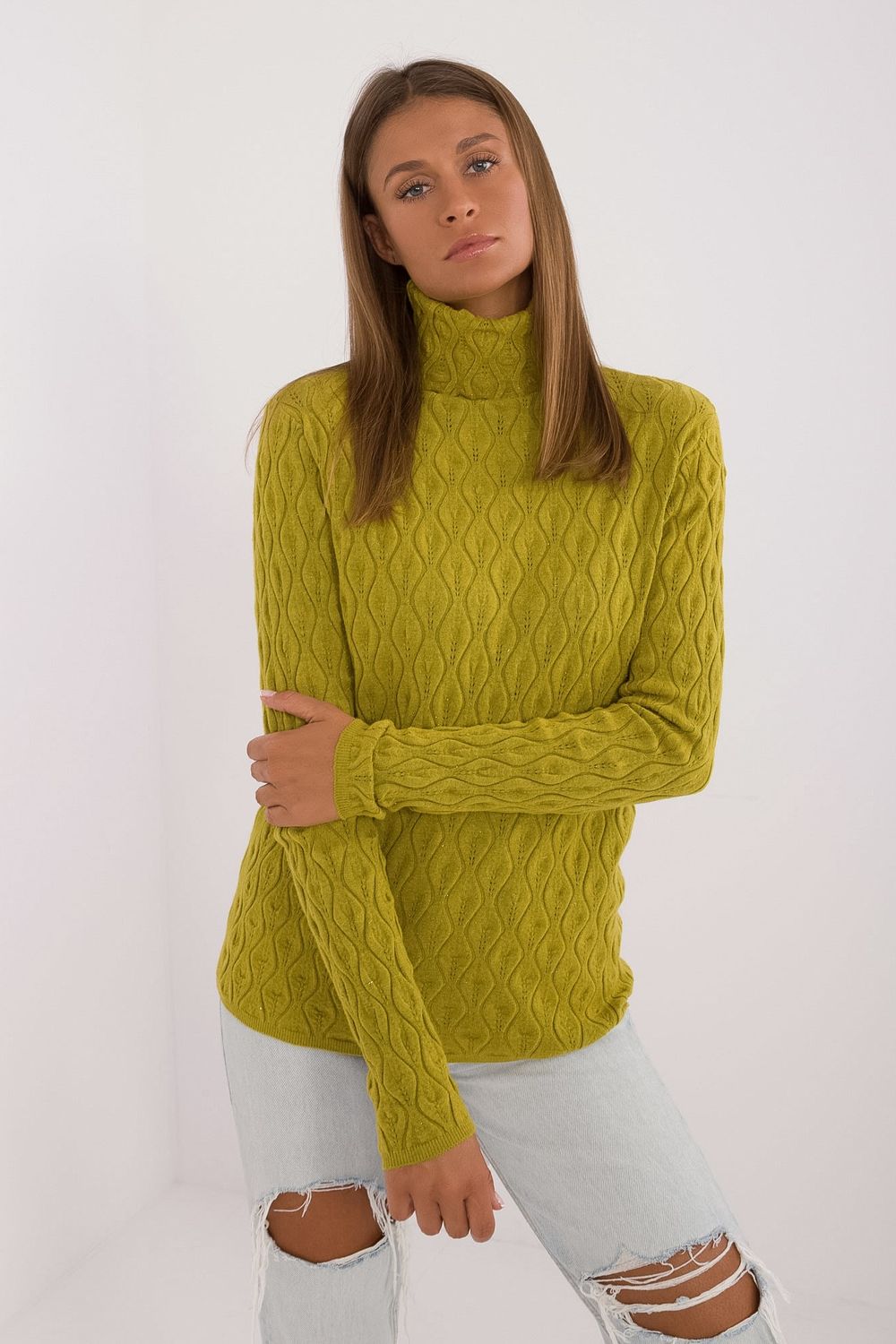 Adult Product 18+ - Turtleneck model 208279 AT - AT - Sweaters, Pullovers, Jumpers, Turtlenecks, Boleros, Shrugs - KS Store