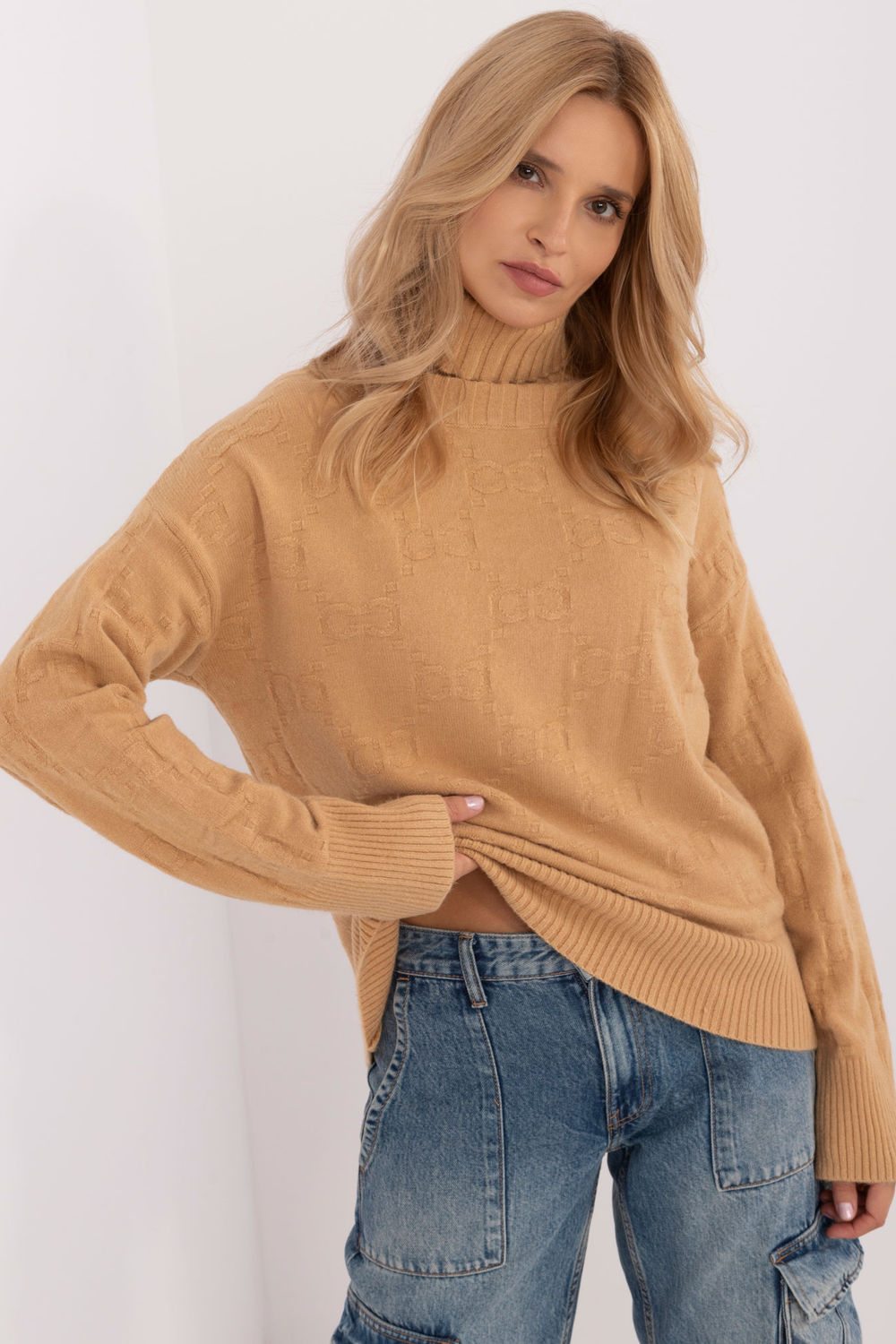 Adult Product 18+ - Turtleneck model 208281 AT - AT - Sweaters, Pullovers, Jumpers, Turtlenecks, Boleros, Shrugs - KS Store