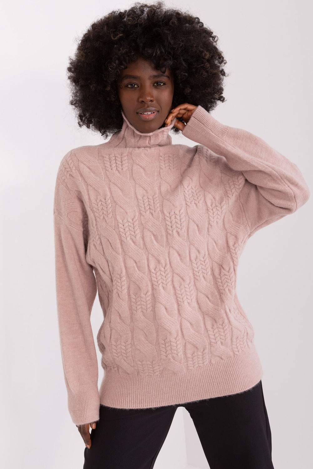 Adult Product 18+ - Turtleneck model 208311 AT - AT - Sweaters, Pullovers, Jumpers, Turtlenecks, Boleros, Shrugs - KS Store