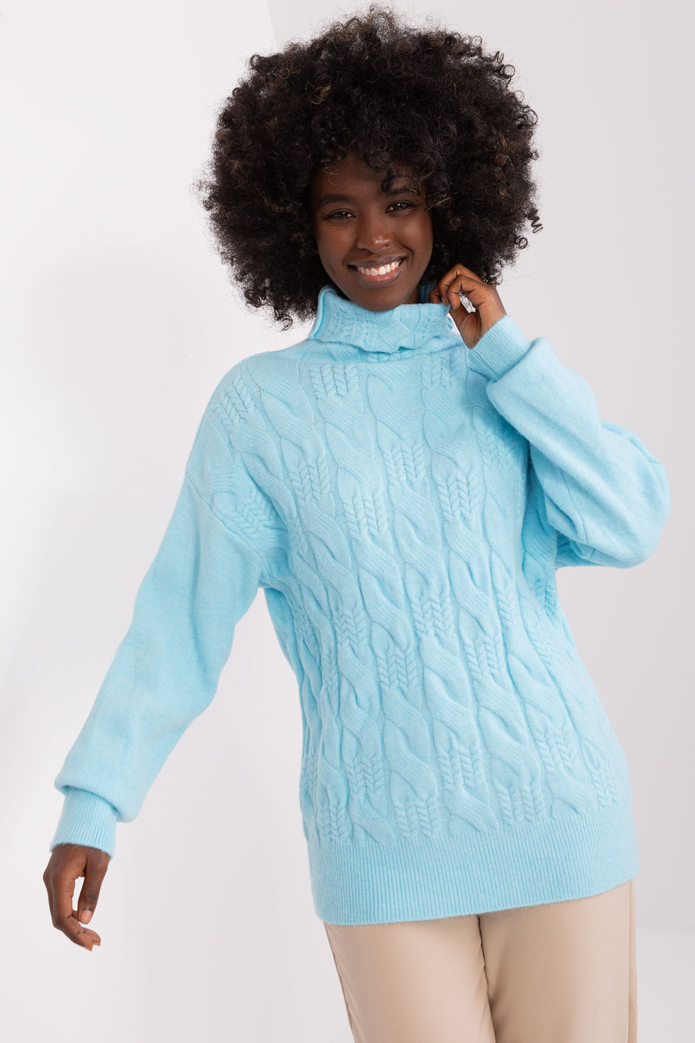 Adult Product 18+ - Turtleneck model 208313 AT - AT - Sweaters, Pullovers, Jumpers, Turtlenecks, Boleros, Shrugs - KS Store