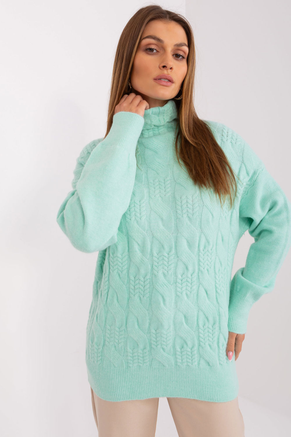 Adult Product 18+ - Turtleneck model 208314 AT - AT - Sweaters, Pullovers, Jumpers, Turtlenecks, Boleros, Shrugs - KS Store
