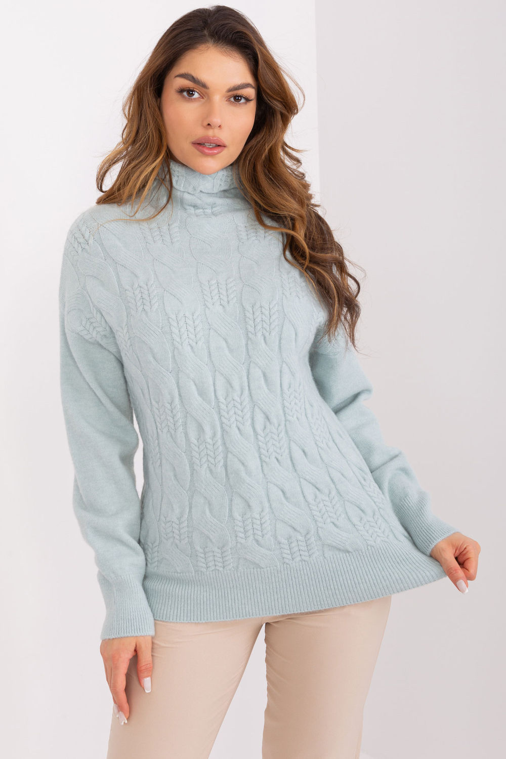 Adult Product 18+ - Turtleneck model 208315 AT - AT - Sweaters, Pullovers, Jumpers, Turtlenecks, Boleros, Shrugs - KS Store