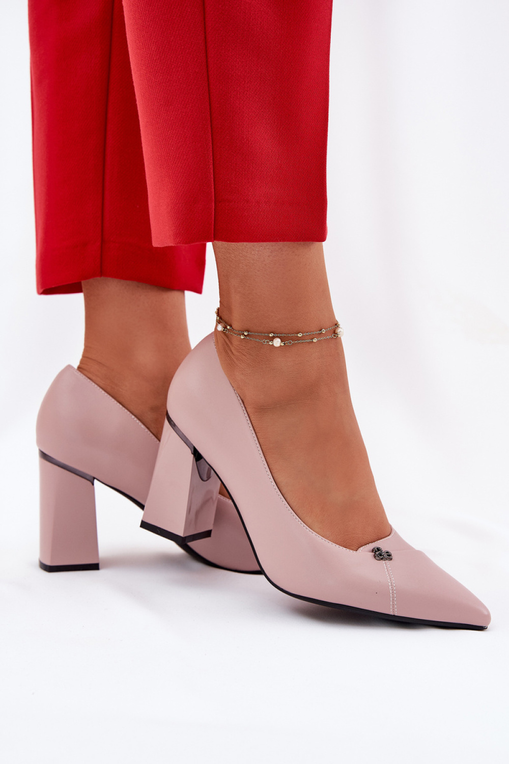 Adult Product 18+ - Block heel pumps model 211983 Step in style - Step in style - High Heel Pumps - KS Store